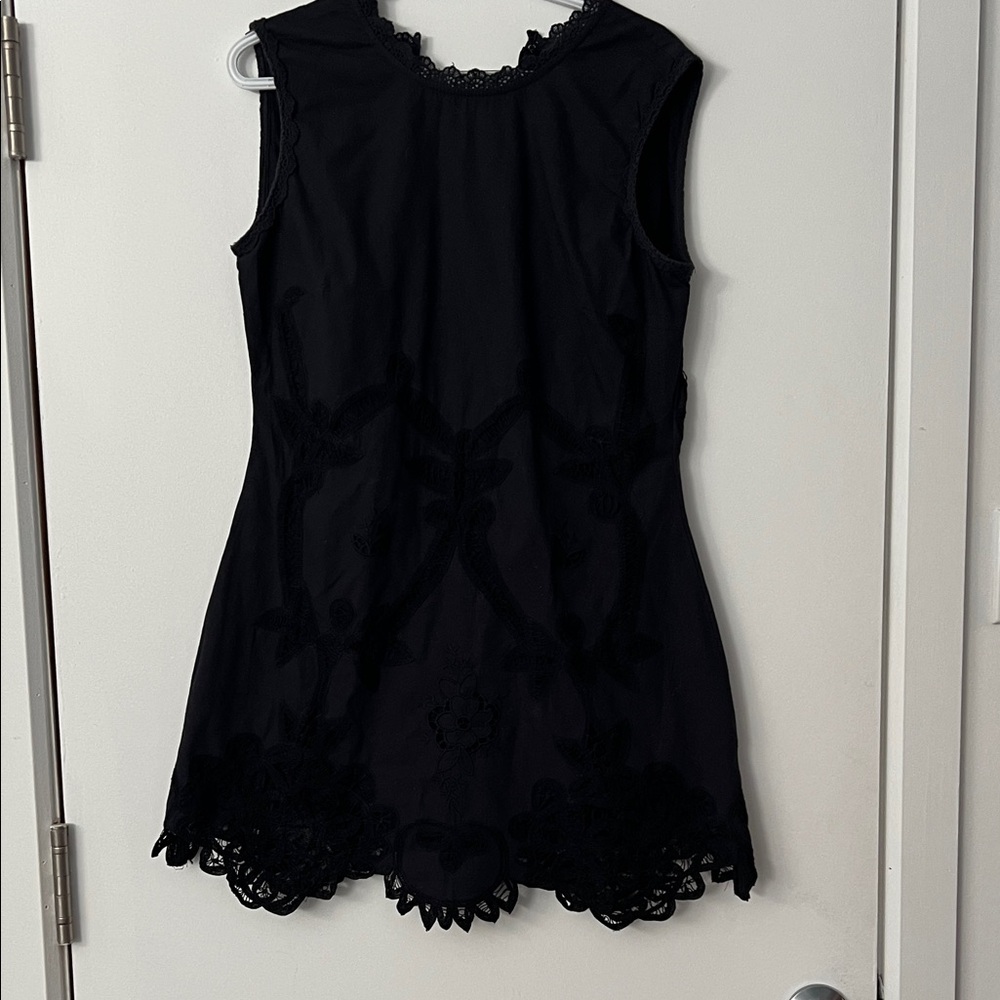 Black Lace Floral Dress by Anthropologie, 10P